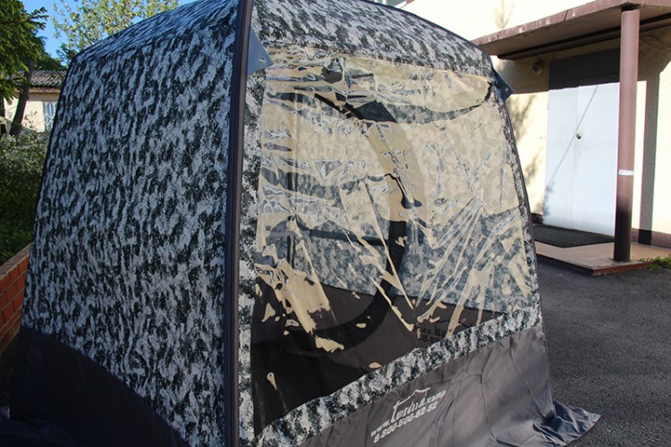 Мобильная баня ТЕРМА-10 с 1 окном (походная) в Новосибирске