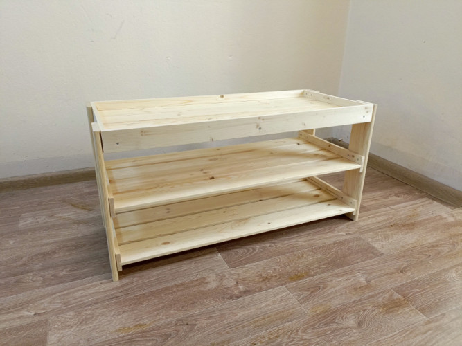 Полка для обуви деревянная в Новосибирске