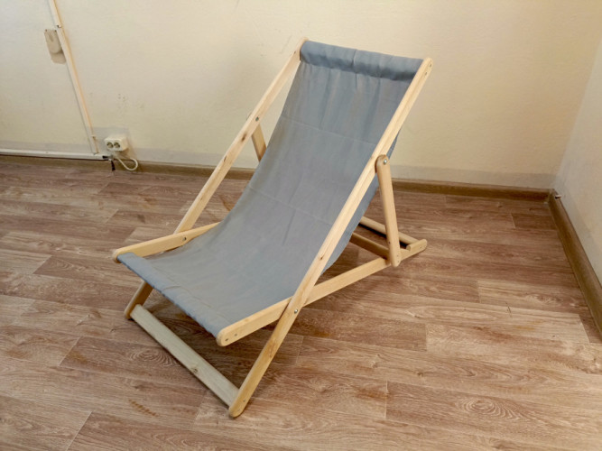 Кресло-шезлонг деревянное складное в Новосибирске