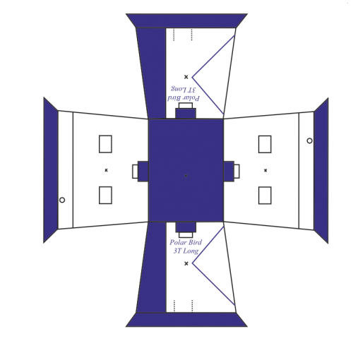 Зимняя палатка Polar Bird 3T Long компакт в Новосибирске