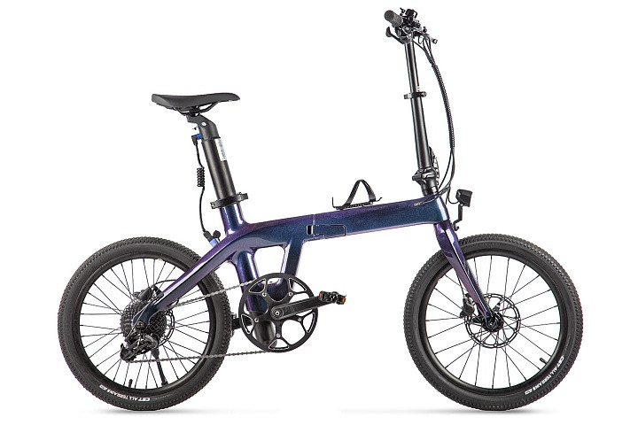Электровелосипед складной Carbon 20" Sporto в Новосибирске