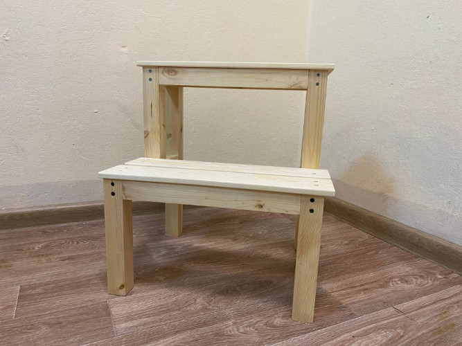 Табурет-стремянка деревянный в Новосибирске