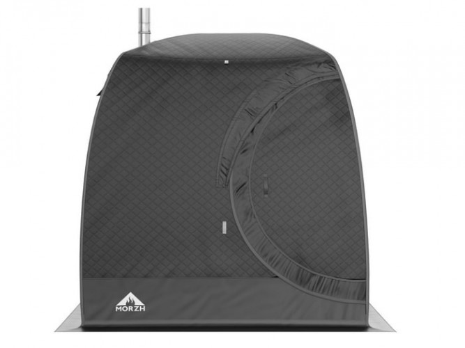 Мобильная баня-палатка МОРЖ LUX черный в Новосибирске